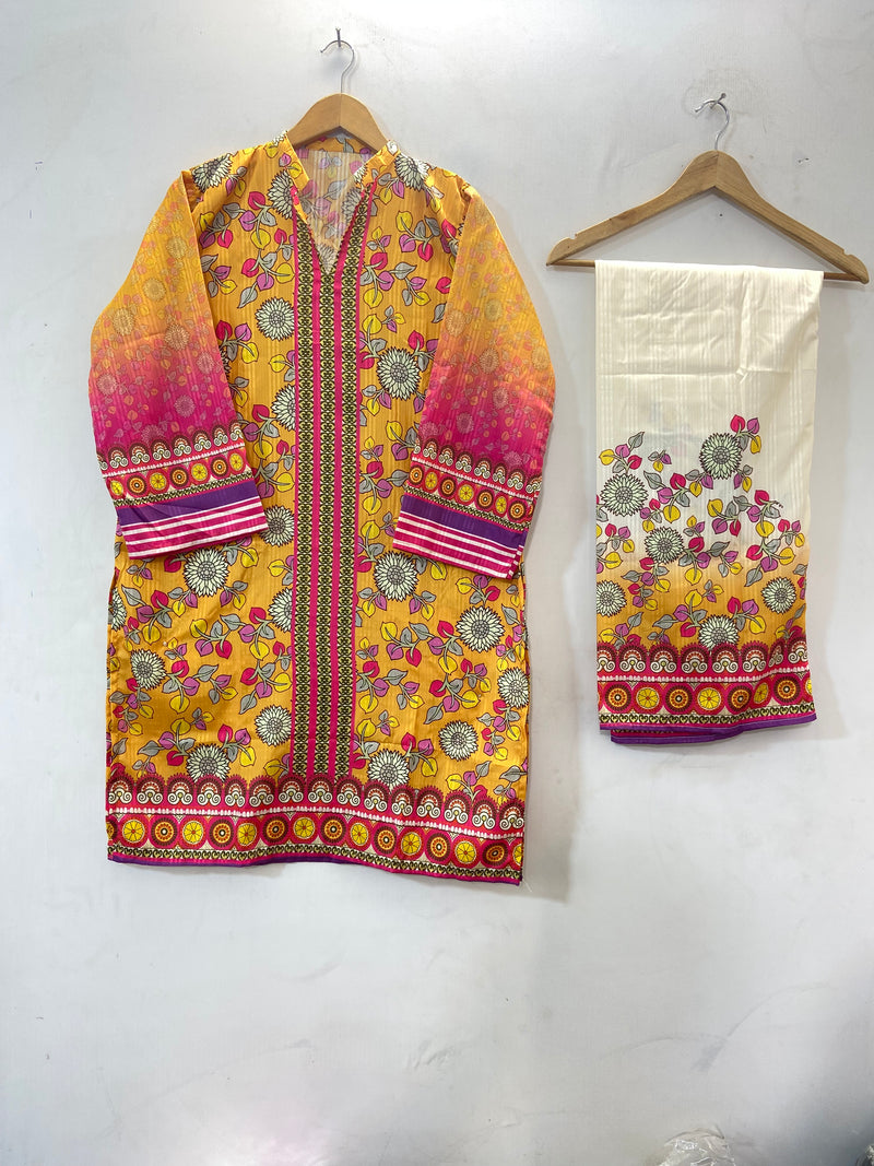 Summer Vibes Co-ord Sets (Swiss lawn) D-60