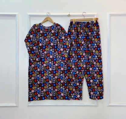 Warm Printed Co-Ord Sets (Khaddar) D-288