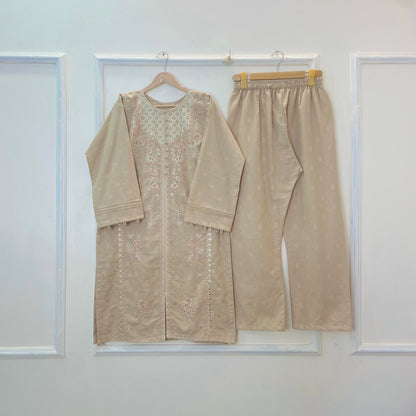 Embroidered Blushing 2PC (Khaddar) D-290