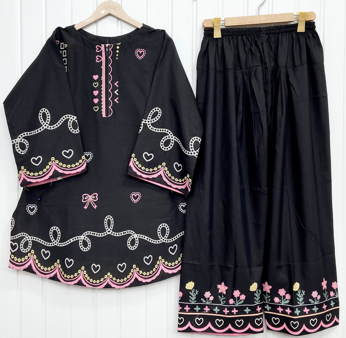 Article: D-971 Bana Dora Farshi Shalwar Coordset