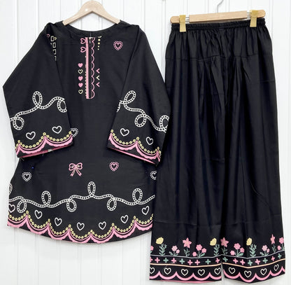 Article: D-971 Bana Dora Farshi Shalwar Coordset