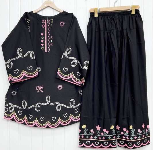 Article: D-971 Bana Dora Farshi Shalwar Coordset
