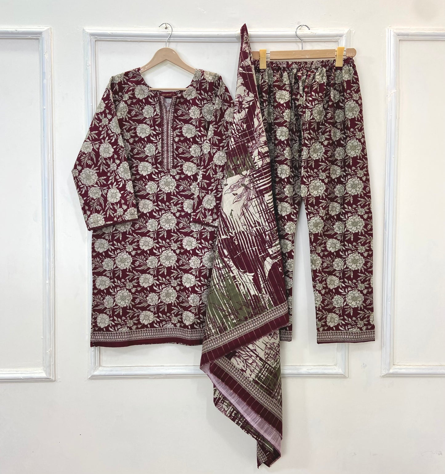 Bin Saeed’s Winter Edit 3PC (Best Seller) (Khaddar) D-197