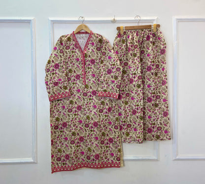 Long-Length Lovelies 2PC (Khaddar) D-302