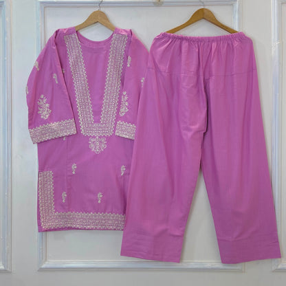 Embroidered Azure 2PC (Khaddar) (Hot Seller) D-293