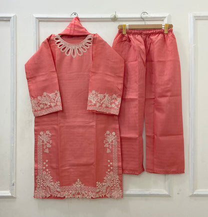 Long Length | 3PC Cotton D-555