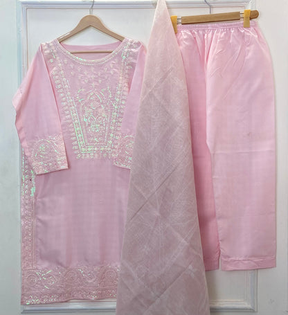 Embroidered Eid Edit: 3PC
(Premium Cotton) Hit Code D-344