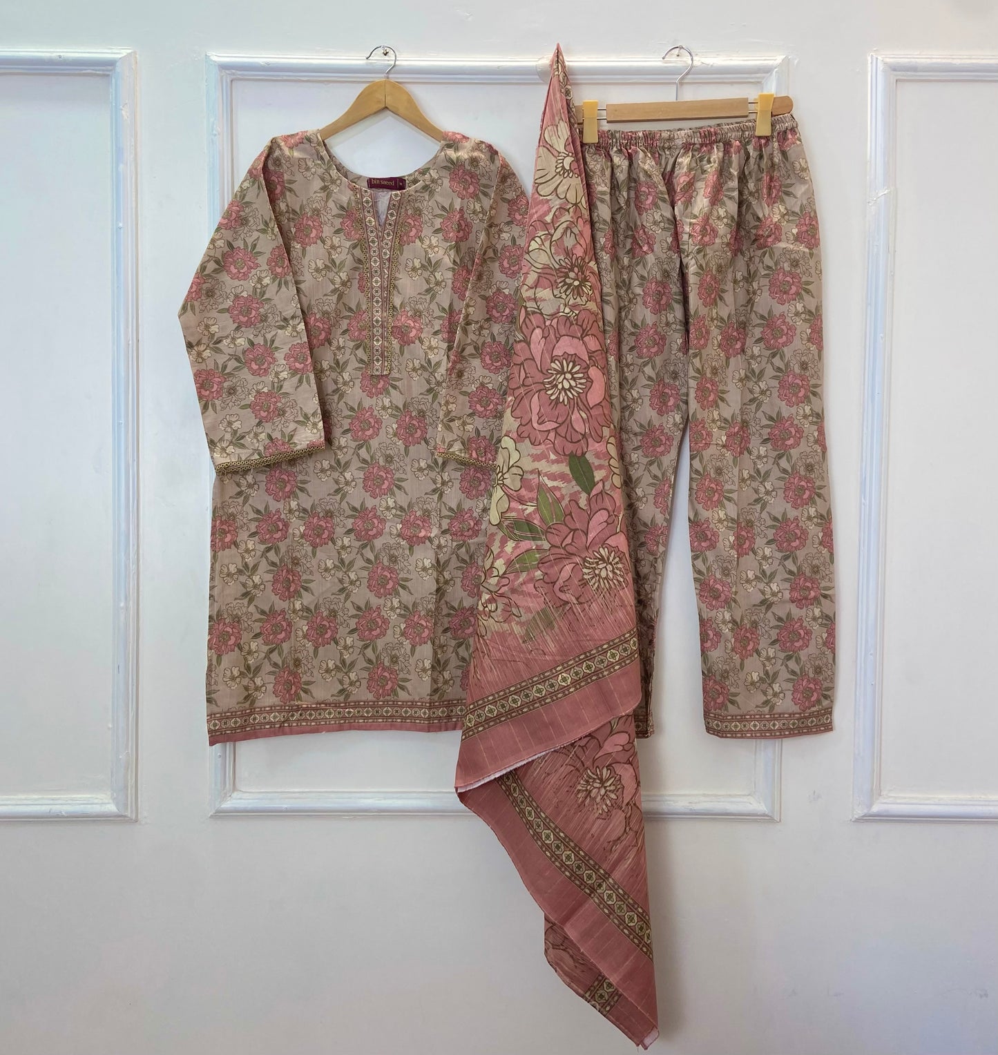 Bin Saeed Winter Edit: 3PC (Khaddar) D-292