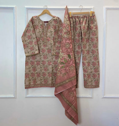 Bin Saeed Winter Edit: 3PC (Khaddar) D-292