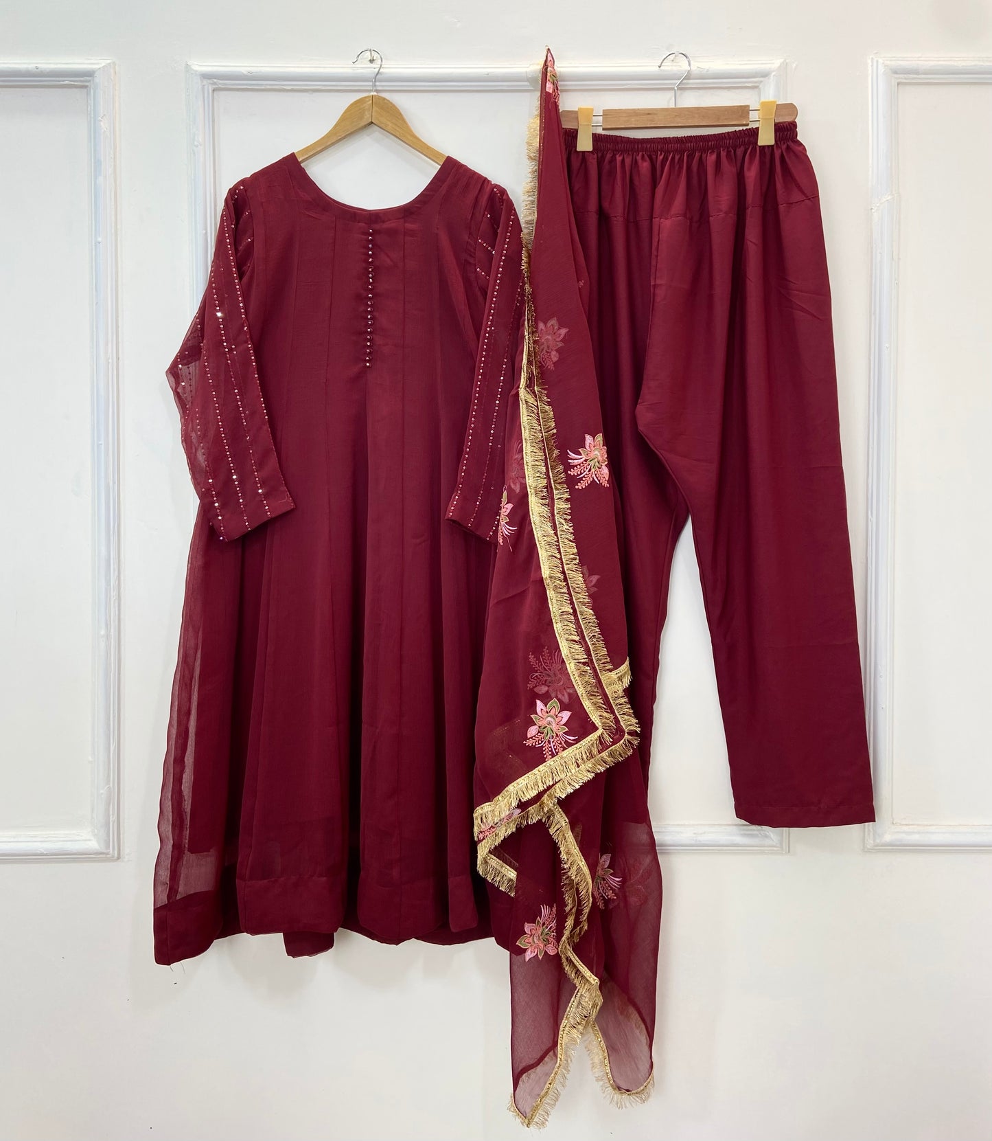 Chiffon Luxe Wear 3PC (Best Seller) D-195