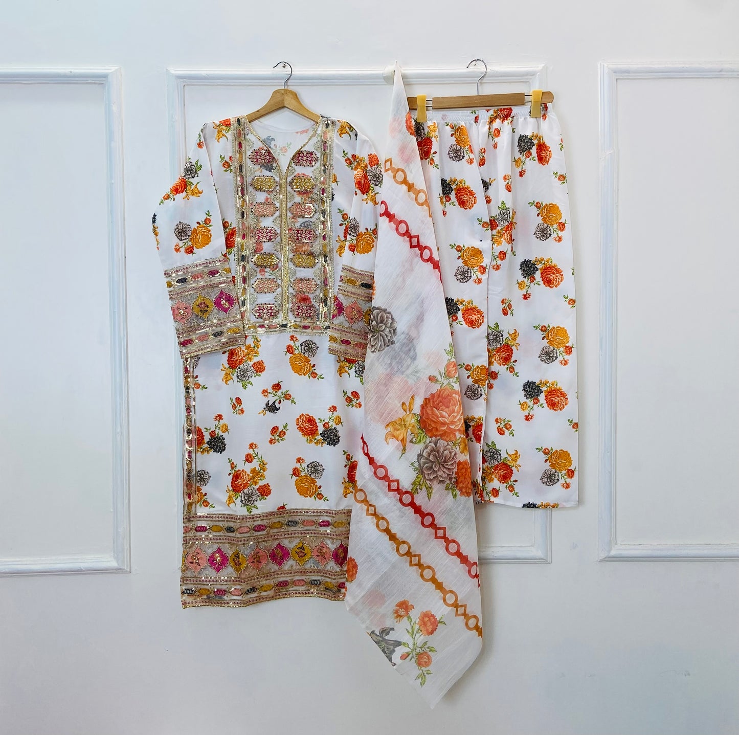 Chandni 3PC (Silk) D-242