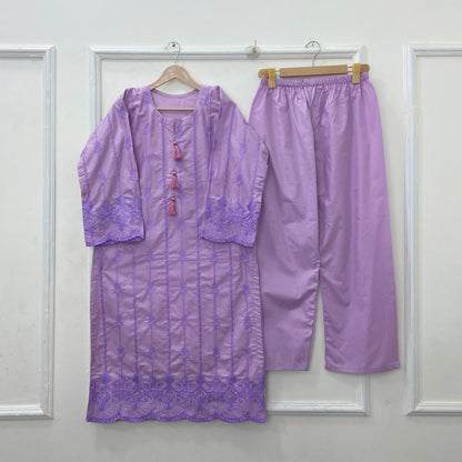 Embroidered Beauty 2PC (Premium Cotton) D-411