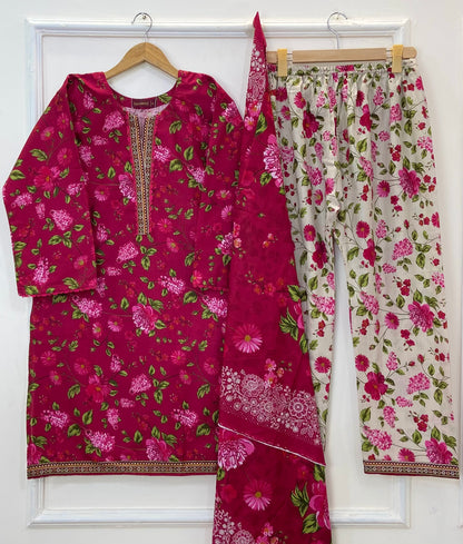 Bin Saeed’s Winter Edit 3PC (Khaddar) D-213