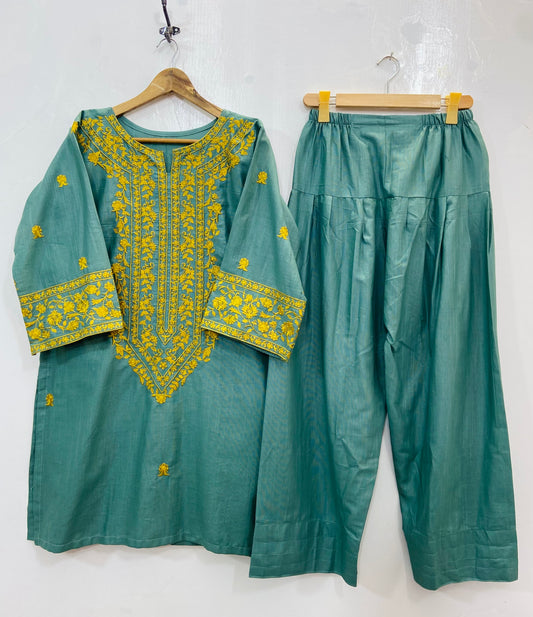 Farshi Finesse 2PC (Khaddar) D-148