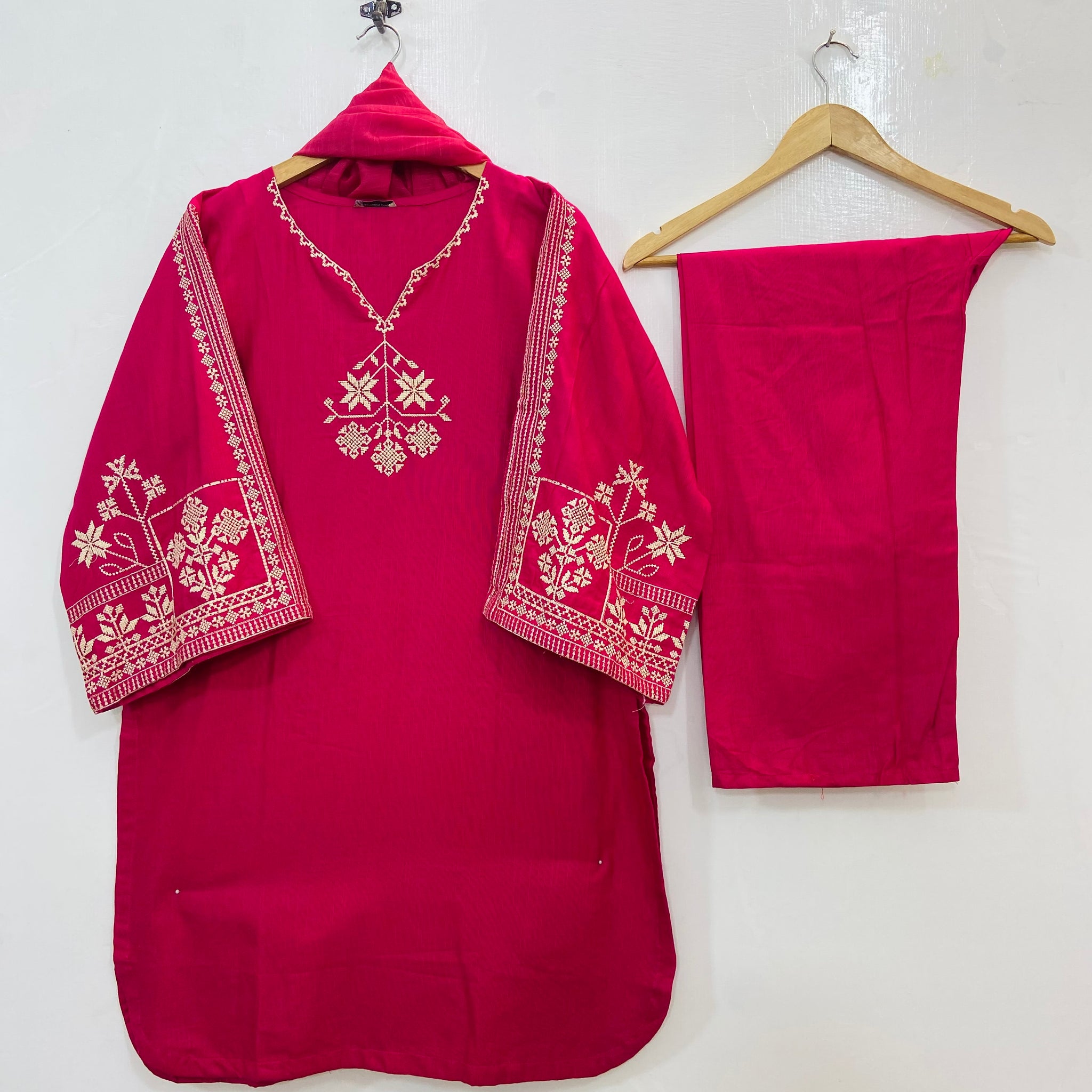 Perfect Pocketful 3PC (Khaddar) D-137