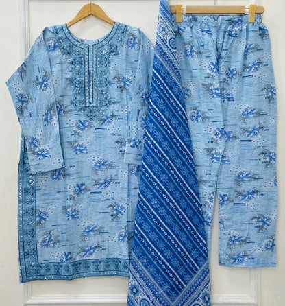 Lawn Series: 3PC (With Lawn Dupatta) D-524