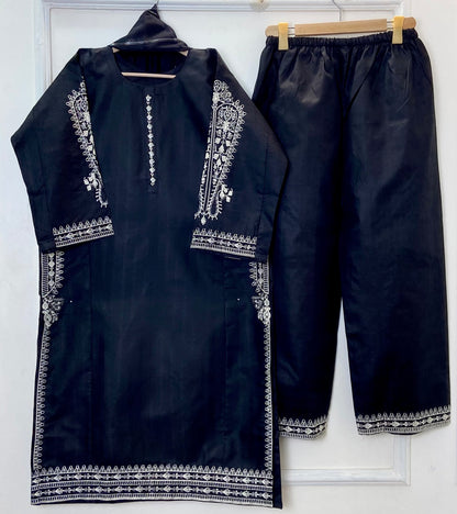 Pocketful Embroidered Beauty 3PC (Premium Cotton) Hit Code D-358