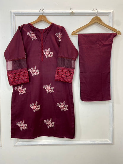Lavish Embroidered 2PC (Best Seller) (Khaddar) D-174