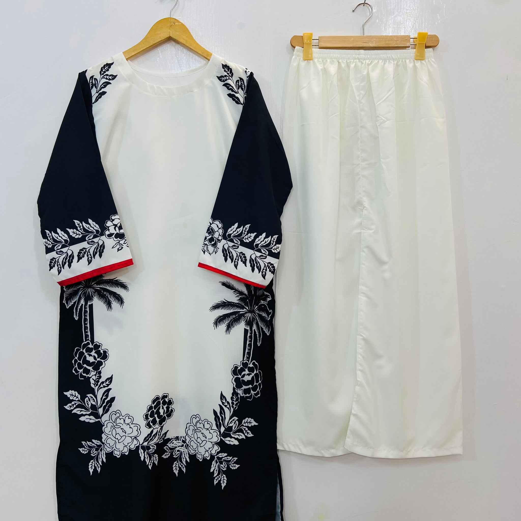 Dreamy Long Co-Ord Set (Swiss Silk) D-119