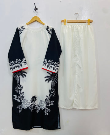 Dreamy Long Co-Ord Set (Swiss Silk) D-119