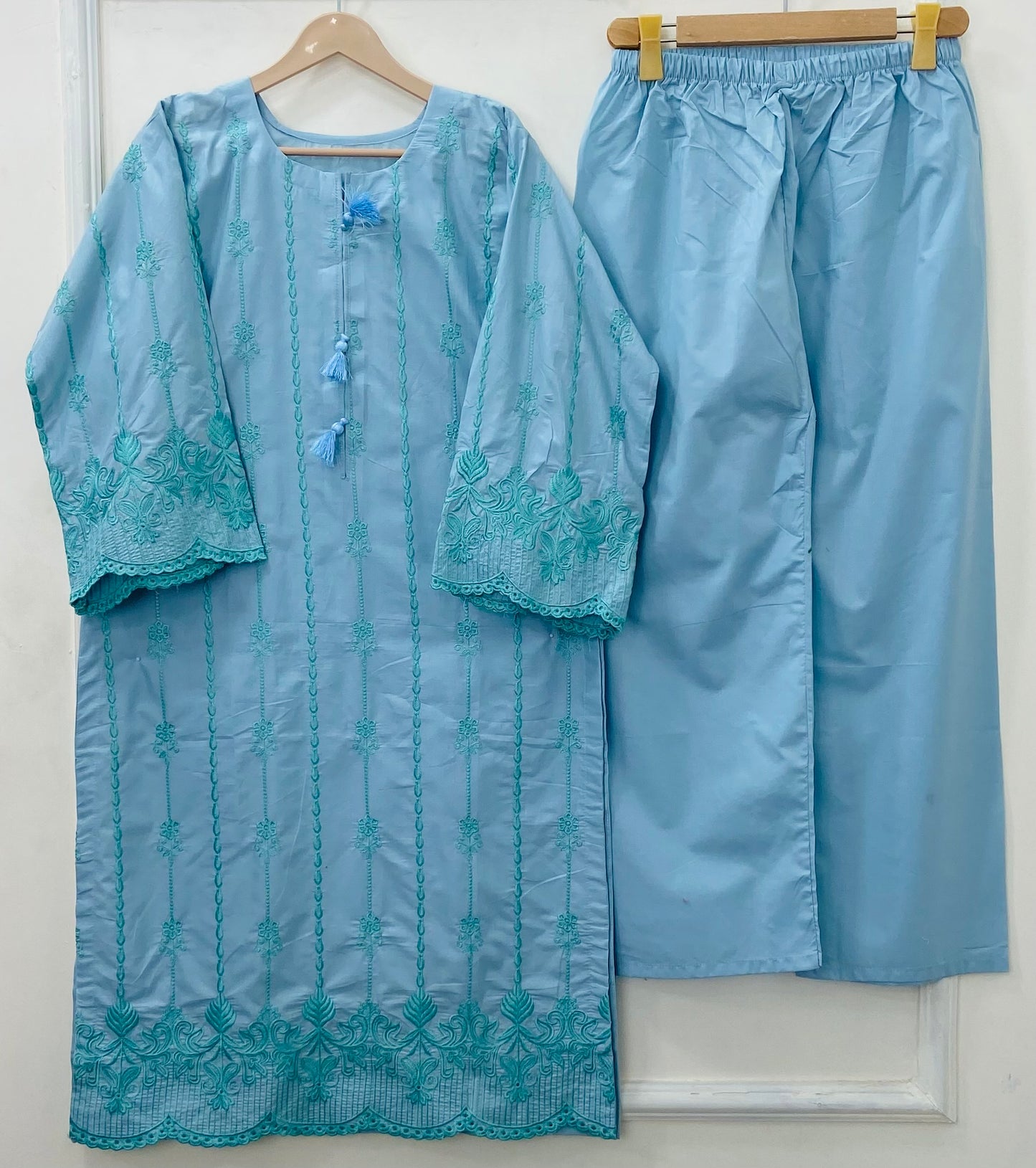Embroidered Beauty 2PC (Premium Cotton) D-411