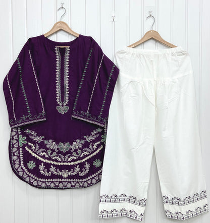 Article no: D-715 Premium Cotton Lawn 2| piece