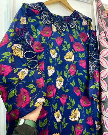 Sparkling Blossom 3PC (Bana Dora Silk) D-283