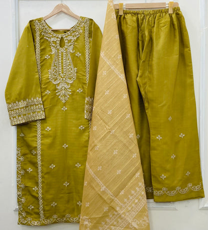 Eid Series: 3PC (Cotton) D-535