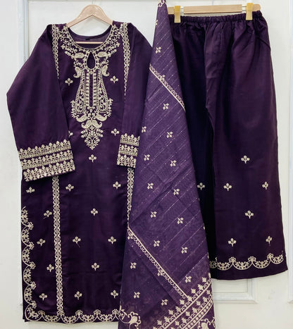 Eid Series: 3PC (Cotton) D-535