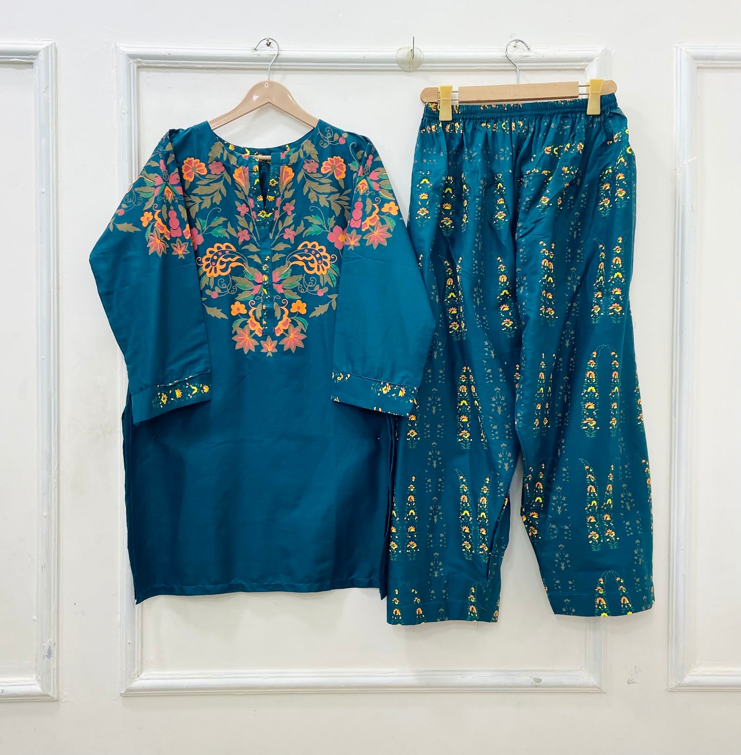 Block Printed Farshi | 2PC Lawn D-634