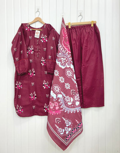 Article: D-1180 Khaddar 3piece
