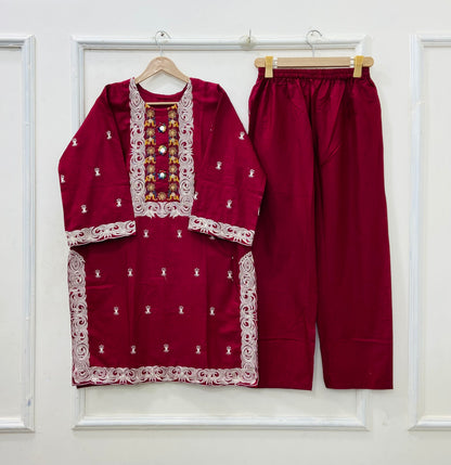 Embroidered | 2PC Cotton D-590