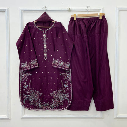 Chandni Farshi 3PC (Cotton) D-537