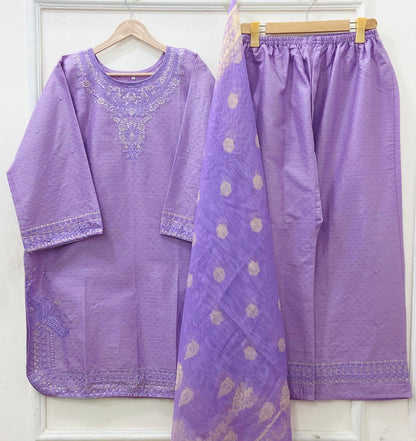 Festive Wear | 3PC Cotton D-642