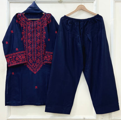 Farshi Finesse | 3PC Cotton Lawn D-669