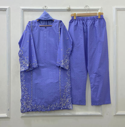 Cutwork Beauty | 3PC Cotton D-552