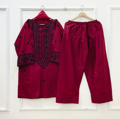 Farshi Finesse | 3PC Cotton Lawn D-669