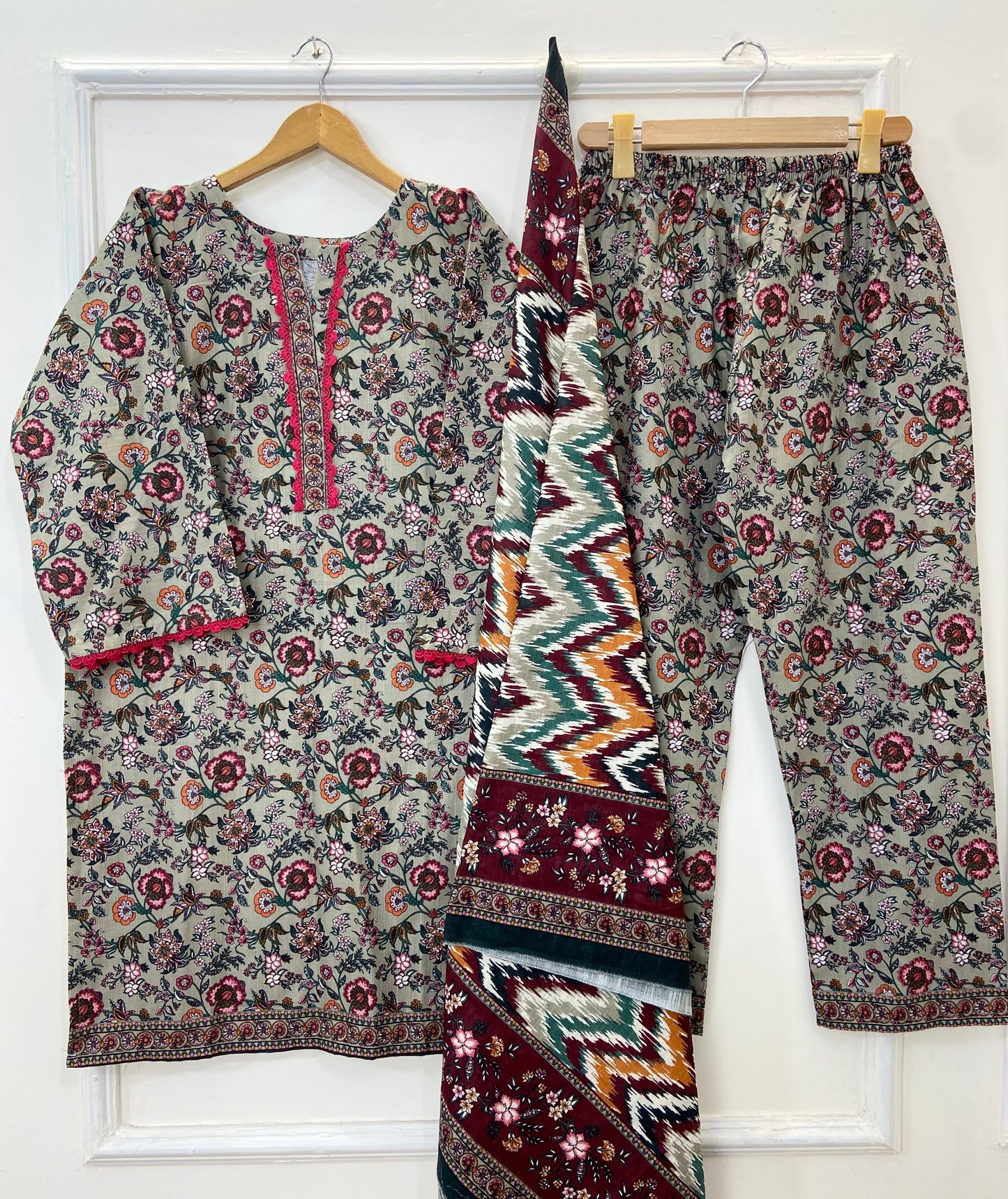 Bin Saeed’s Winter Edit 3PC (Khaddar) D-213