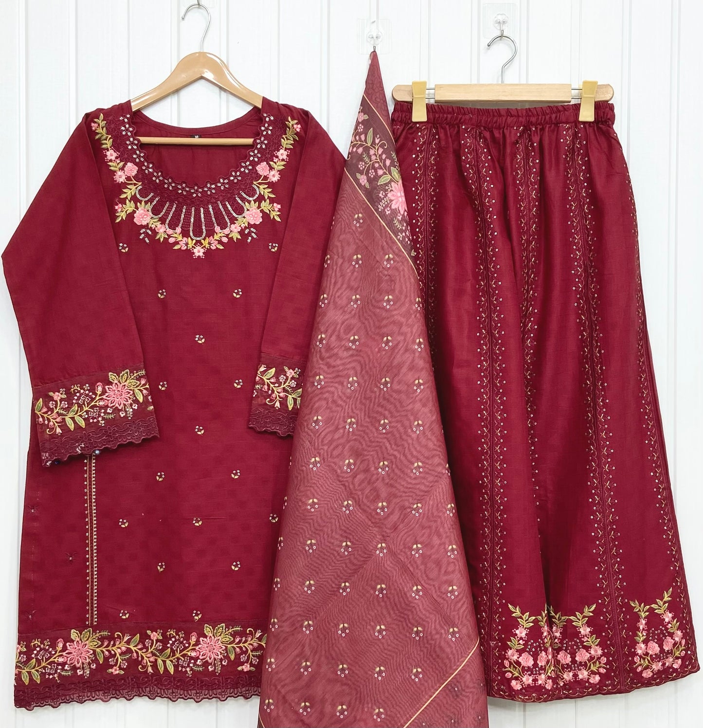 Embroidered | 3PC D-866
