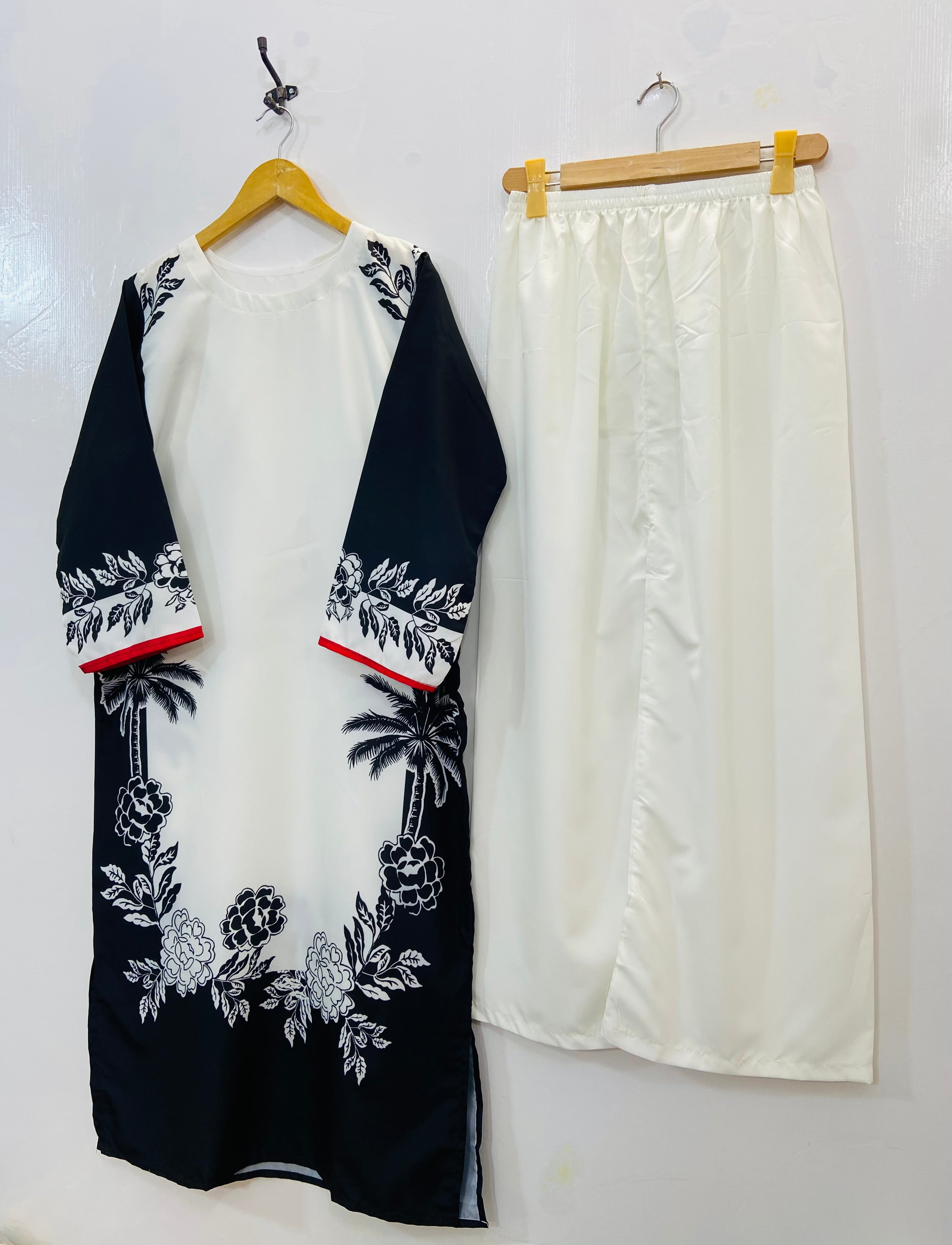 Dreamy Long Co-Ord Set (Swiss Silk) D-119