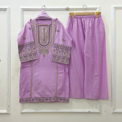 Embroidered | 3PC Cotton Lawn D-667