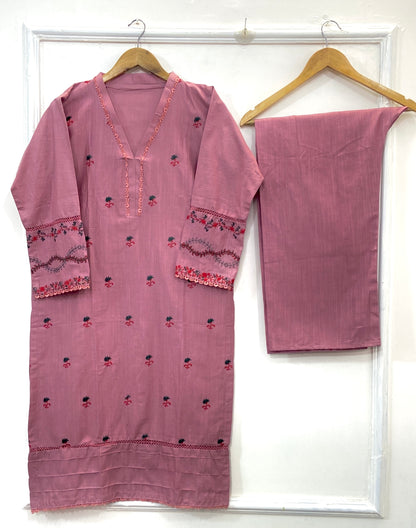 Charming Embroidered 2PC (Best Seller) (Khaddar) D-164