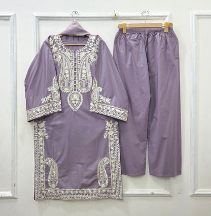 Zarnoor Embroidered | Cotton D-643