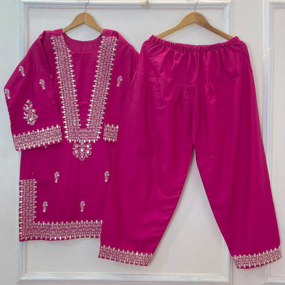 Foil Embroidered Bliss 2PC (Khaddar) (Best Seller) D-312