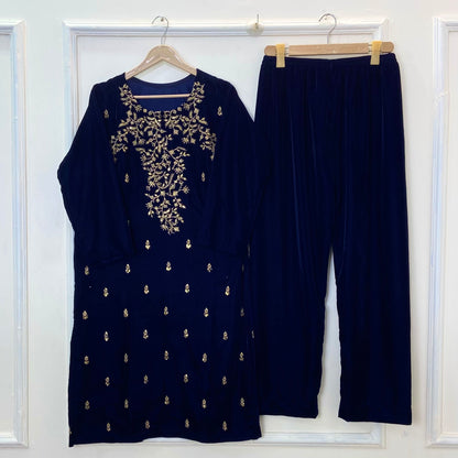 Velvet Festive Attire 2PC (Velvet) D-257