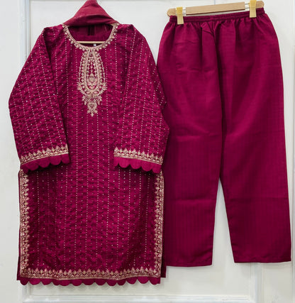 Eid Edit: 3PC (Cotton) D-525