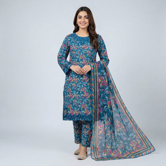 Summer Festive | 3PC Lawn D-567