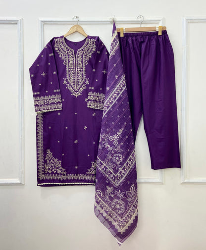Kalamkaar | 3PC Cotton D-417