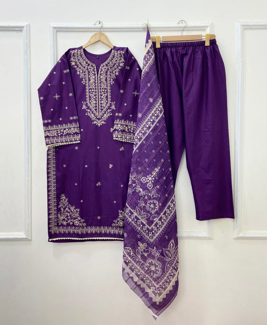 Kalamkaar | 3PC Cotton D-417