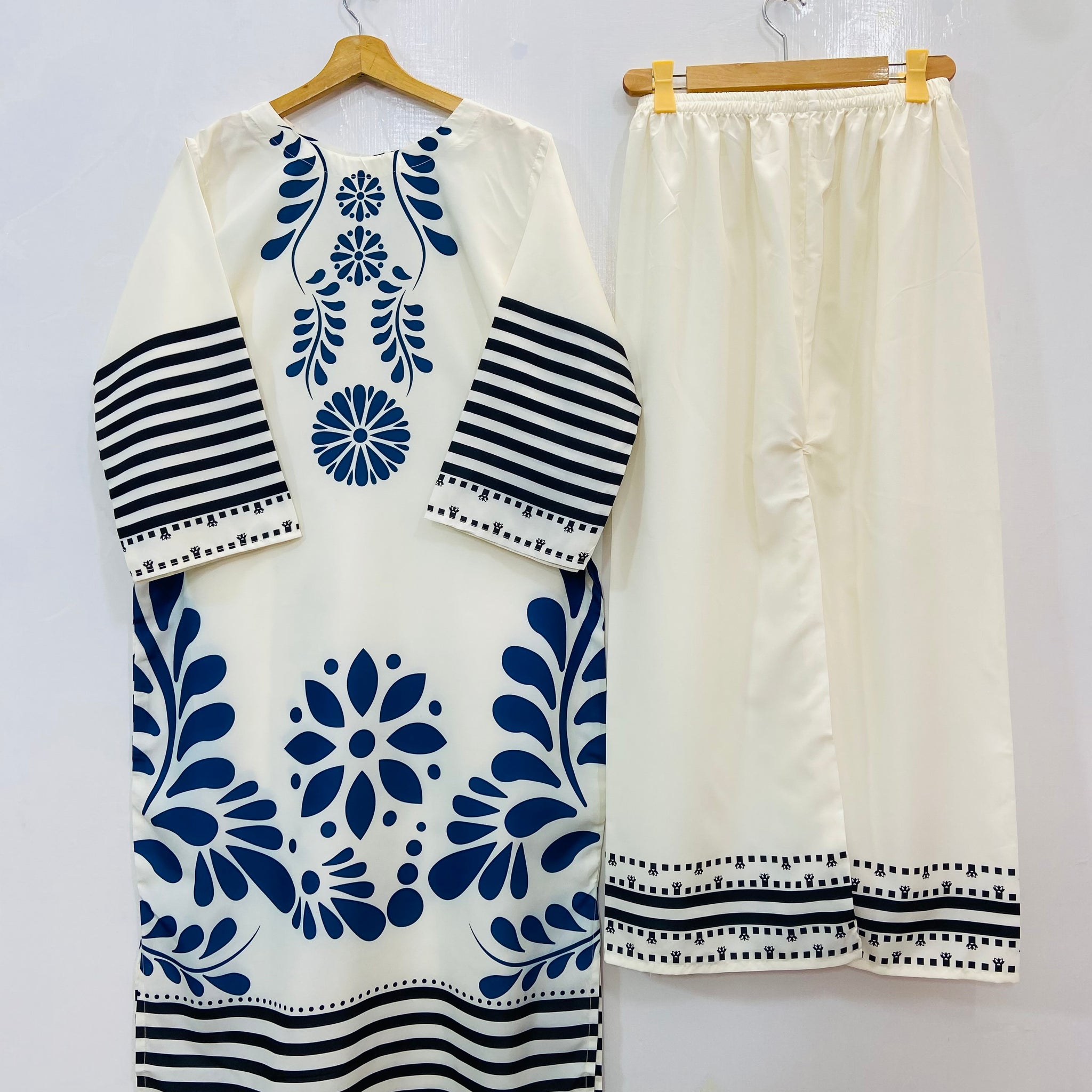 Dreamy Long Co-Ord Set (Swiss Silk) D-124